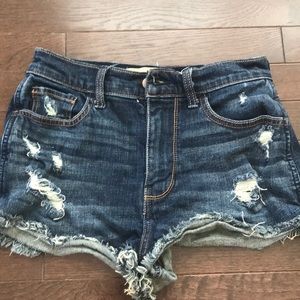 Hollister High-rise jean shorts